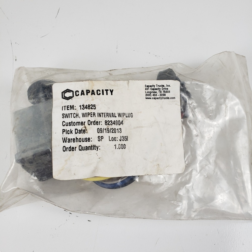 Capacity Trucks 134825 Wiper Delay Switch Interval With Plug Terminal‎